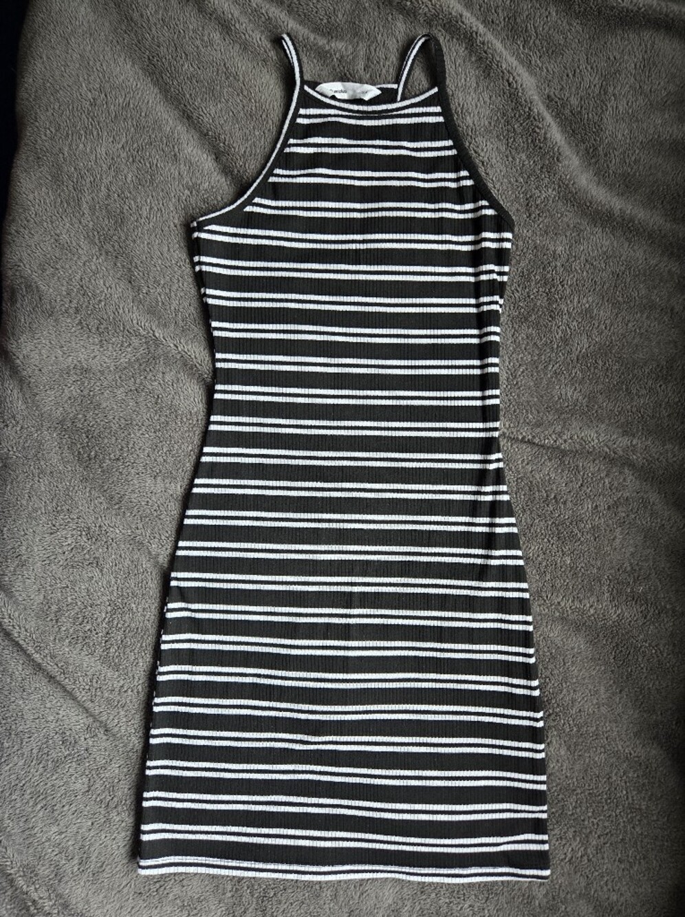 Ribbed Stripped Summer Dress